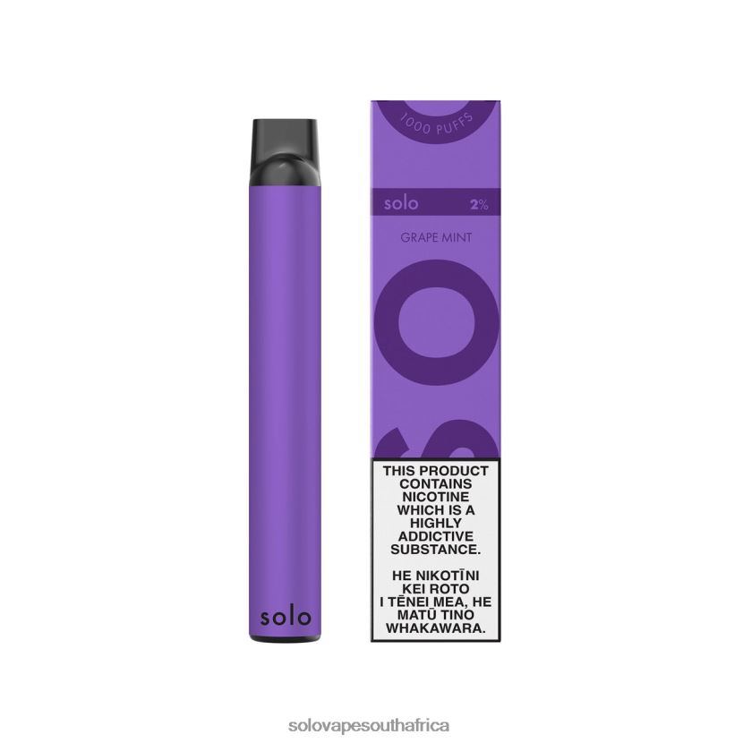 Solo Disposable Vape Grape Mint | Solo Disposable Vape JL8L2F7
