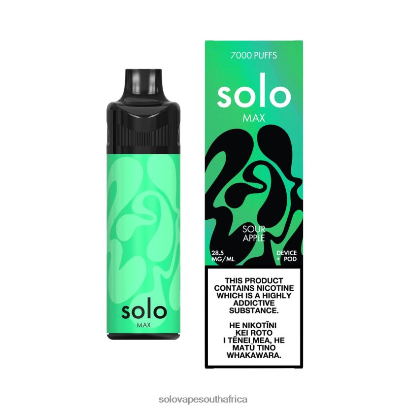 Solo MAX Pod Kit Sour Apple | Solo Puffs JL8L2F70