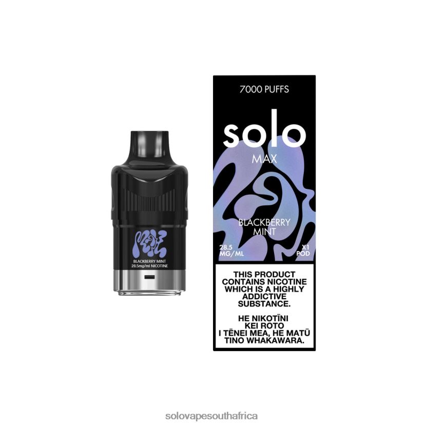 Solo MAX Pod Blackberry Mint | Solo Disposable Vape JL8L2F73