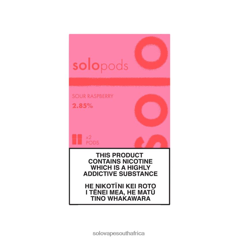 Solo Replacement Pod 2-Pack Sour Raspberry | Solo Vape Review JL8L2F59