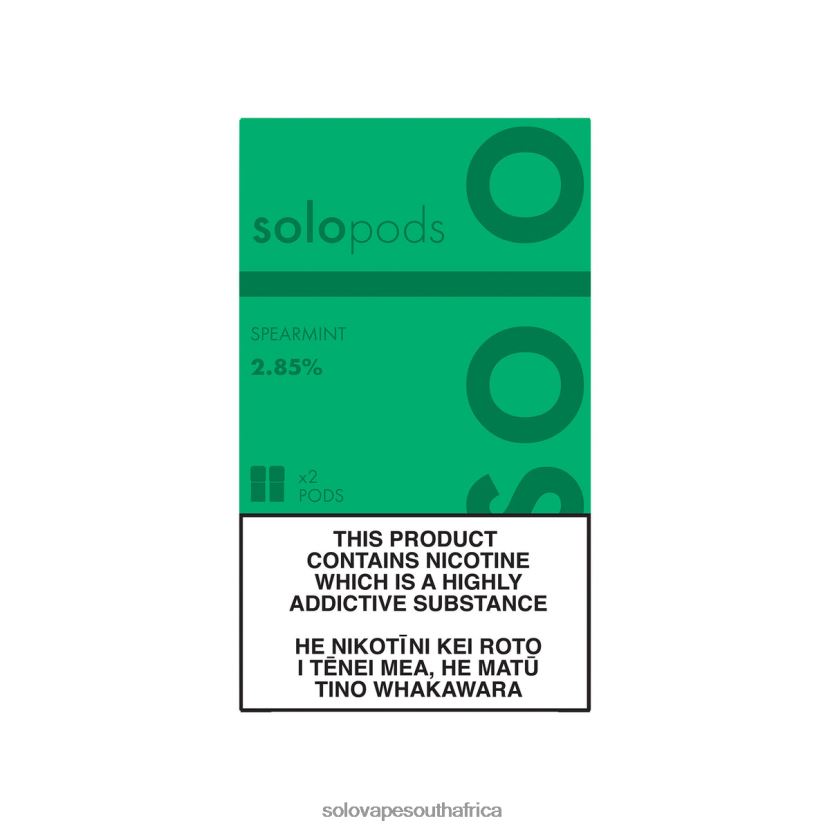 Solo Replacement Pod 2-Pack Spearmint | Solo Vape South Africa JL8L2F62
